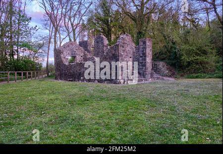 Stepaside Ironworks and Colliery, Stepaside, Pleasant Valley, near Saundersfoot, Pembrokeshire, Wales. Stock Photo