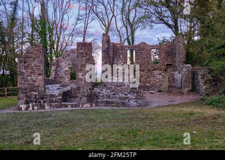 Stepaside Ironworks and Colliery, Stepaside, Pleasant Valley, near Saundersfoot, Pembrokeshire, Wales. Stock Photo