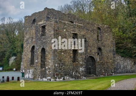 Stepaside Ironworks and Colliery, Stepaside, Pleasant Valley, near Saundersfoot, Pembrokeshire, Wales. Stock Photo