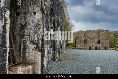 Stepaside Ironworks and Colliery, Stepaside, Pleasant Valley, near Saundersfoot, Pembrokeshire, Wales. Stock Photo