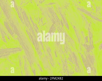 Abstract unconventional grunge background with bright green and light brown. Lime color Stock Photo