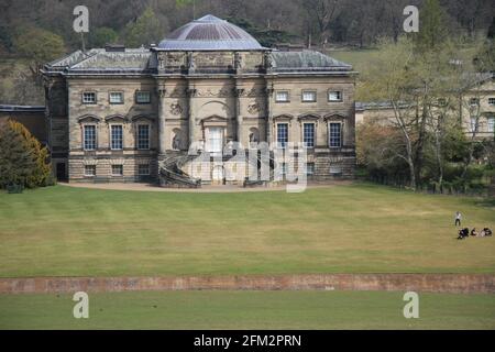 Kedleston Hall and parkland, Derbyshire, UK Stock Photo