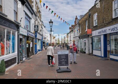 waltham abbey   high street Stock Photo