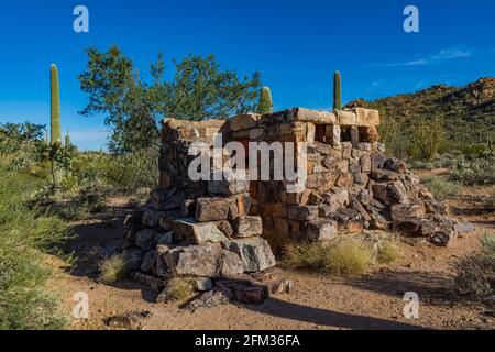 Old stone restroom in the Sus Picnic Area built by the Civilian ...