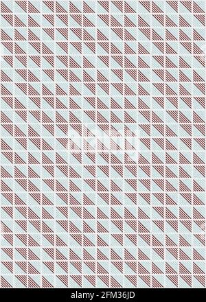 Abstract Geometrical generative computational art illustration Stock Vector