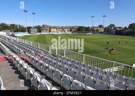 General view of the ground ahead of Hampshire CCC vs Essex CCC ...