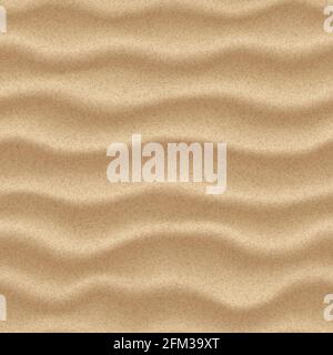Seamless sand texture for summer backgrounds. beach or desert sand pattern Stock Vector