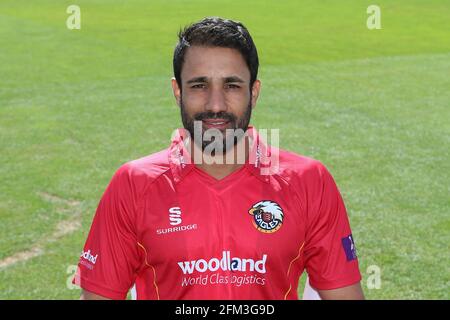 Ravi Bopara of Essex in Royal London Cup kit during the Essex CCC Press Day at The Cloudfm County Ground on 5th April 2017 Stock Photo