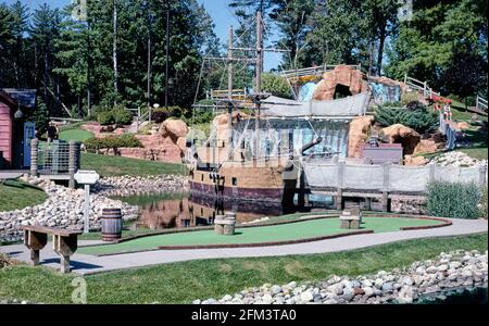 Overall  Pirate's Cove Adventure Golf -  Queensbury -  New York ca. 2002 Stock Photo