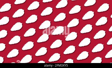 pine cones background. Top view Stock Photo