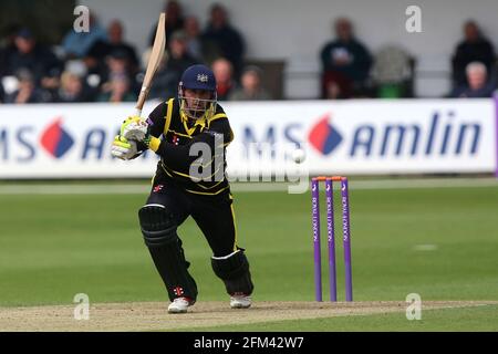 Phil Mustard in batting action for Gloucestershire during Essex Eagles vs Gloucestershire, Royal London One-Day Cup Cricket at The Cloudfm County Grou Stock Photo