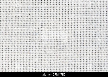 White rough canvas texture for background Stock Photo