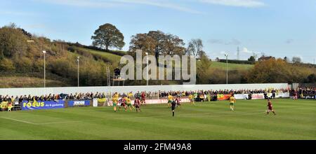 FA CUP 1st Round Paulton Rovers AFC V Norwich City. Paulton courner.  7/11/09. PICTURE DAVID ASHDOWN Stock Photo