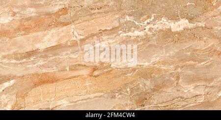 beige color stone texture polished finish with natural veins marble design image Stock Photo