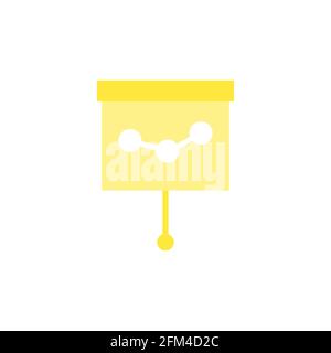 Chart Presentation Vector Conceptual Icon Design eps10 Stock Vector