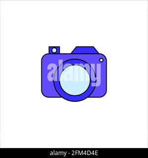 Camera Icon Vector Conceptual Design Illustration eps10 Stock Vector