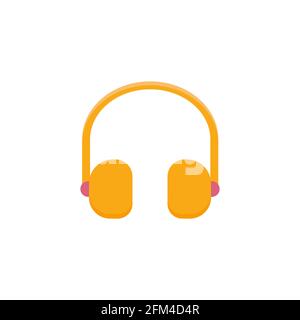 Headphones Conceptual Vector Icon Design eps10 Stock Vector