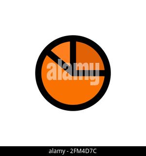 Chart Icon Conceptual Vector Design Illustration eps10 Stock Vector
