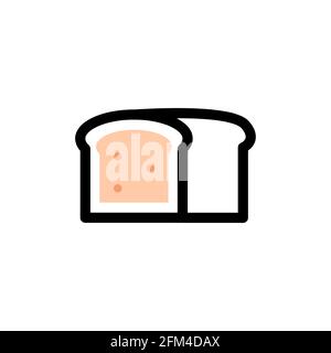 Bread Conceptual Icon Vector Design Illustration eps10 Stock Vector