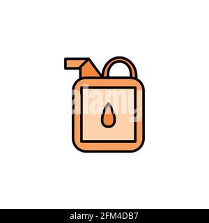 Oil Gas Tank Icon Vector Illustration Design Concept eps10 Stock Vector