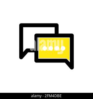 Message Conceptual Icon Vector Design eps10 Stock Vector