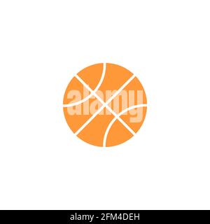 Conceptual Basketball Colour Icon Vector Design eps10 Stock Vector