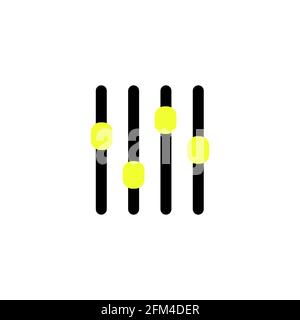 Equalizer Conceptual Icon Vector Design eps10 Stock Vector