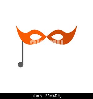 Masquerade Conceptual Icon Vector Design Art eps10 Stock Vector