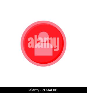Contact Icon Conceptual Icon Colour Vector Design eps10 Stock Vector