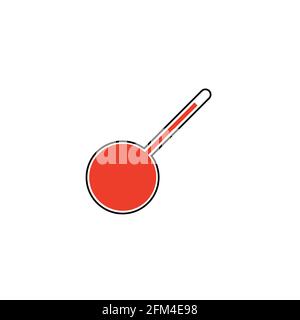 Thermometer Concept Icon Vector Illustration Design eps10 Stock Vector