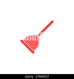 Plunger Icon Conceptual Vector Design eps10 Stock Vector