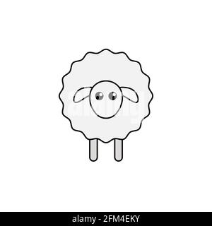 Sheep Icon Conceptual Vector Illustration Design eps10 Stock Vector