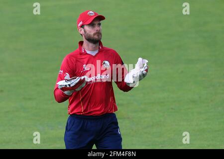 James Foster of Essex during Somerset vs Essex Eagles, Royal London One-Day Cup Cricket at The Cooper Associates County Ground on 14th May 2017 Stock Photo