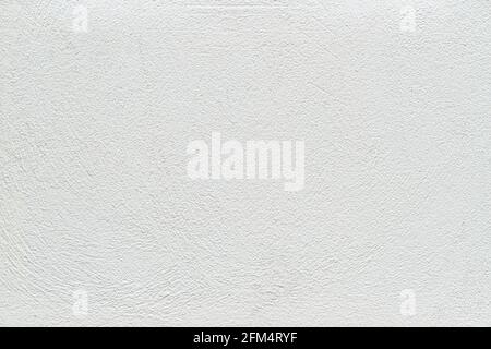 Subtle White Surface Texture of an External Plaster Wall Stock Photo