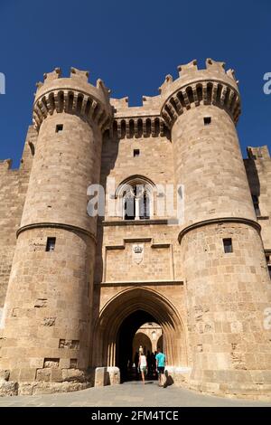 Greece, Rhodes, Rhodes Town, Palace of the Grand Master of the Knights  Stock Photo - Alamy