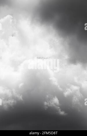 Mysteries behind the beautiful clouds Stock Photo