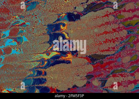 Shot of a decorative hand painted artistic texture Stock Photo