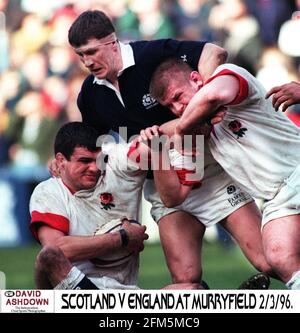 Scotland V England Five Nations Championships Rugby Union Stock Photo