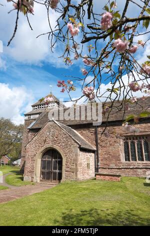 Skenfrith Monmouthshire Wales - St Bridget's Church Stock Photo