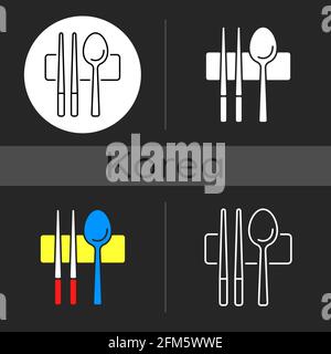 Sujeo dark theme icon Stock Vector