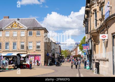 Mansfield Market Place,Nottinghamshire,UK Stock Photo - Alamy