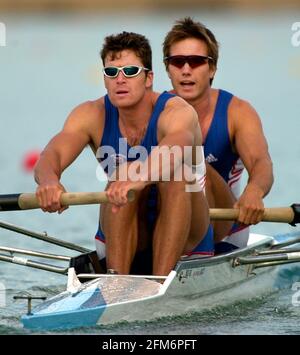 THE OLYMPIC GAMES IN SYDNEY SEPT 2000. ROWING Stock Photo