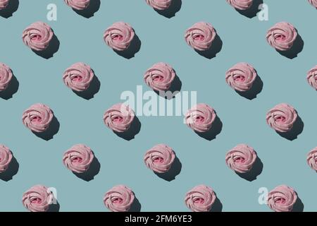 Zephyr on a blue background. Seamless Zephyr Pattern. Hard shadows Stock Photo
