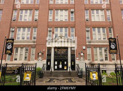 James Madison High School in Sheepshead Bay Brooklyn NYC Stock Photo ...