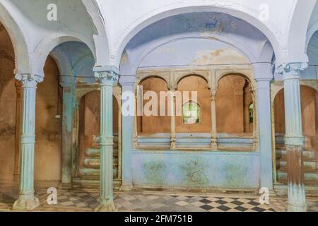 LUCKNOW, INDIA - FEBRUARY 3, 2017: Interior of Chota Imambara in Lucknow, Uttar Pradesh state, India Stock Photo