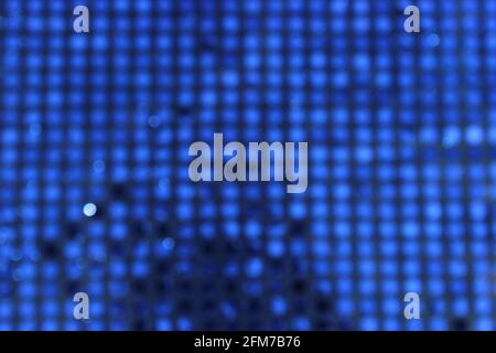 Abstract Blurred Bokeh Background Blue Stock Photo