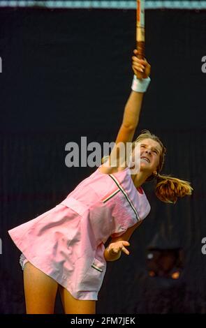 Tracy Austin (USA) competing at the 1977 US Open Tennis Championships at Forest hills, NY Stock Photo
