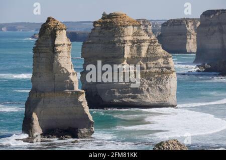 The twelve Apostles, located in Port Campbell, Great Ocean Road, Victoria, Australia. Stock Photo