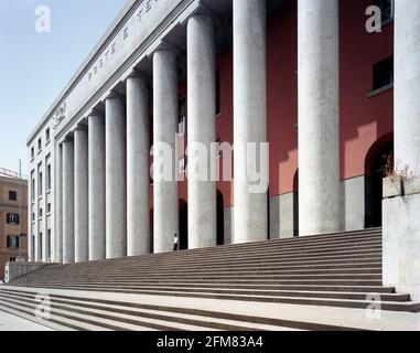 Palermo, central post office building. Sicily Italy Stock Photo