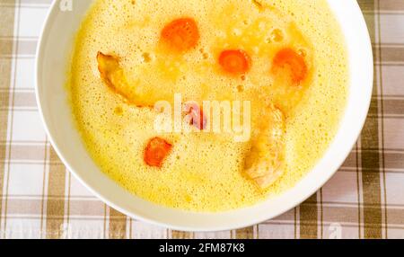 Fresh Sliced Celery In A White Bowl On A Vintage Wooden Background 